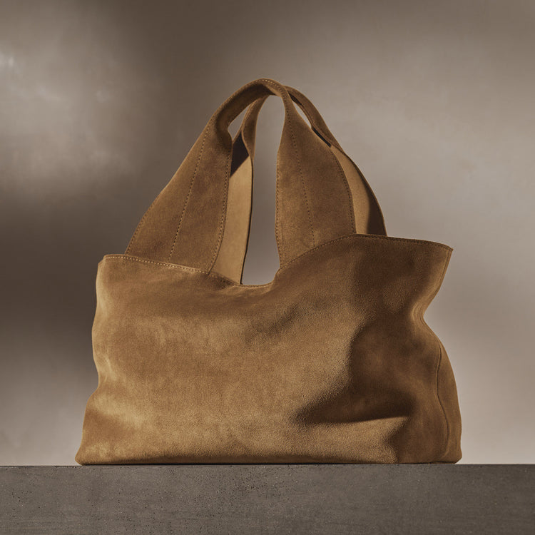 Suede Tote Bag String James Perse Los Angeles