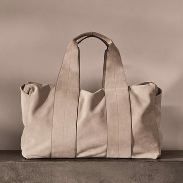 Suede Montecito Weekend Bag - Earth