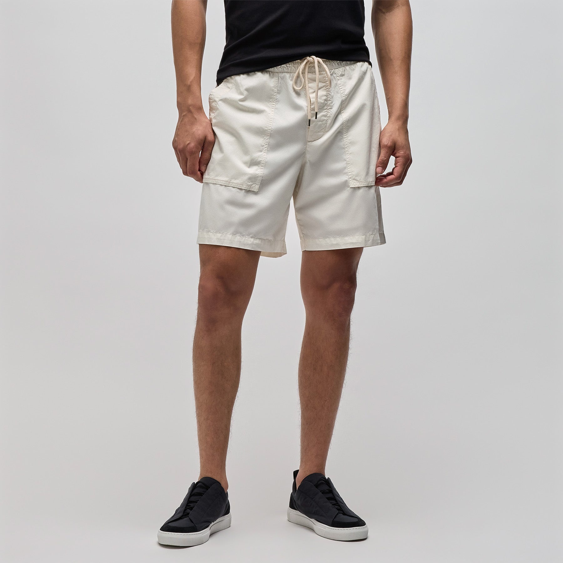 Cotton Poplin Cargo Short - Cotton Pigment | James Perse Los Angeles