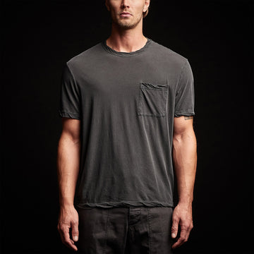 Jersey Short Sleeve Pocket Crew - Magma Pigment | James Perse Los