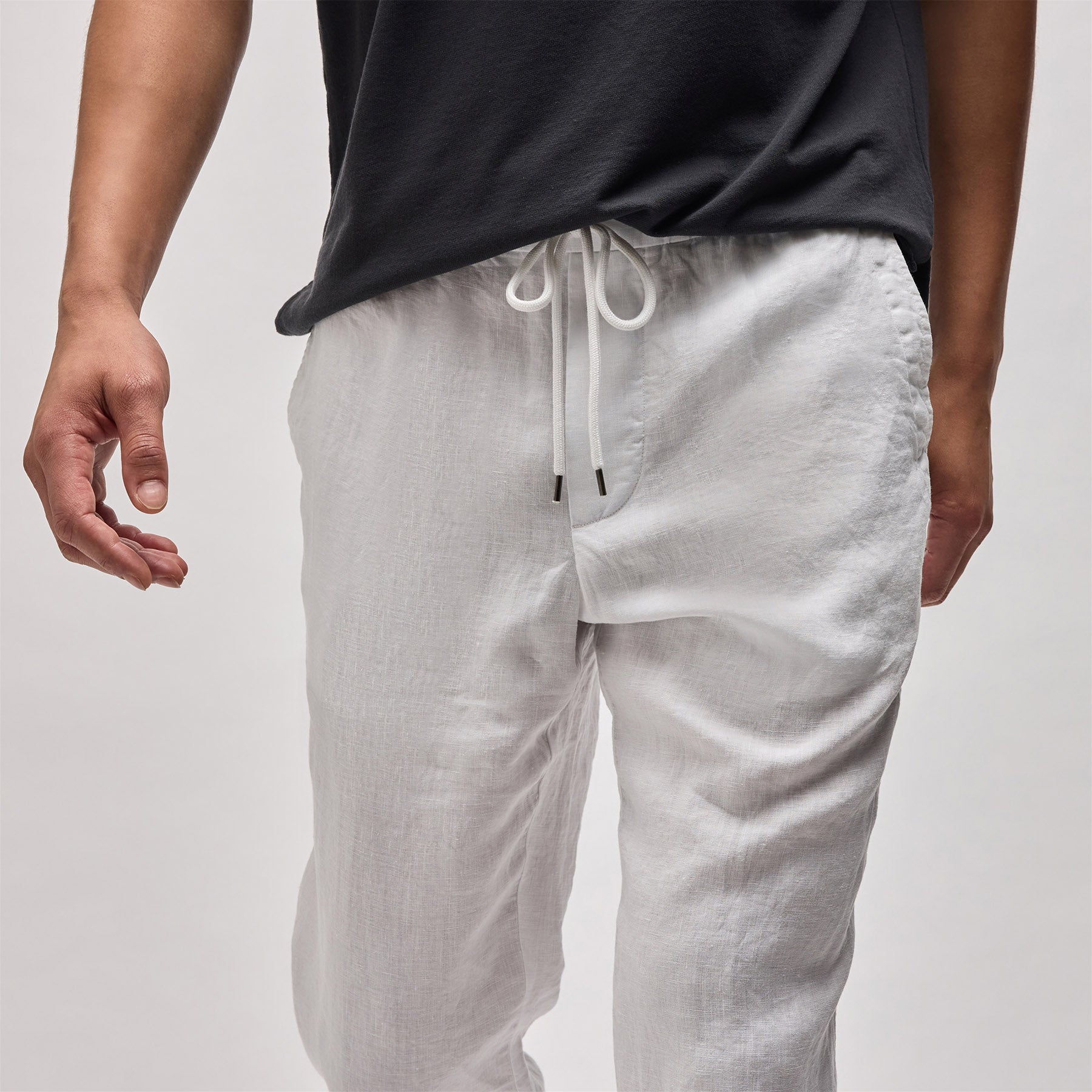 Relaxed Linen Pant - Palm Pigment | James Perse Los Angeles