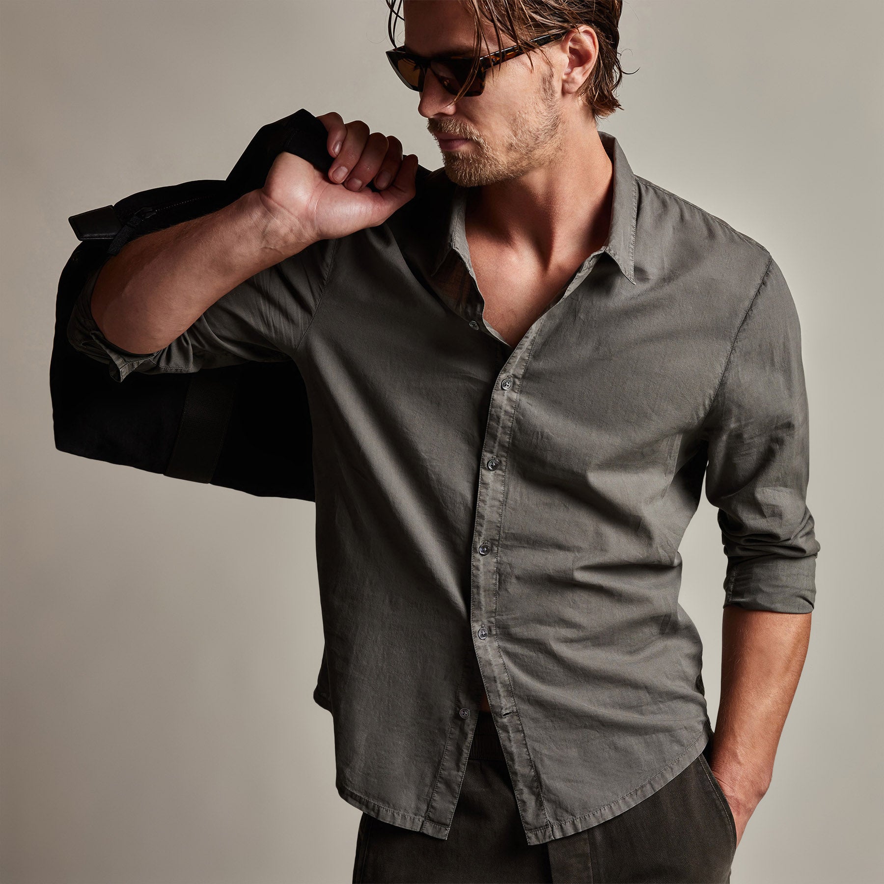 Standard Shirt - Deep | James Perse Los Angeles