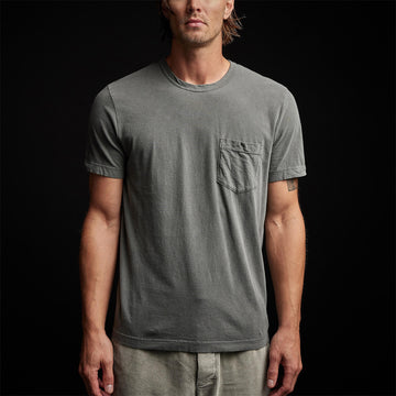 Lightweight Jersey Pocket Tee - Fin Pigment | James Perse Los Angeles