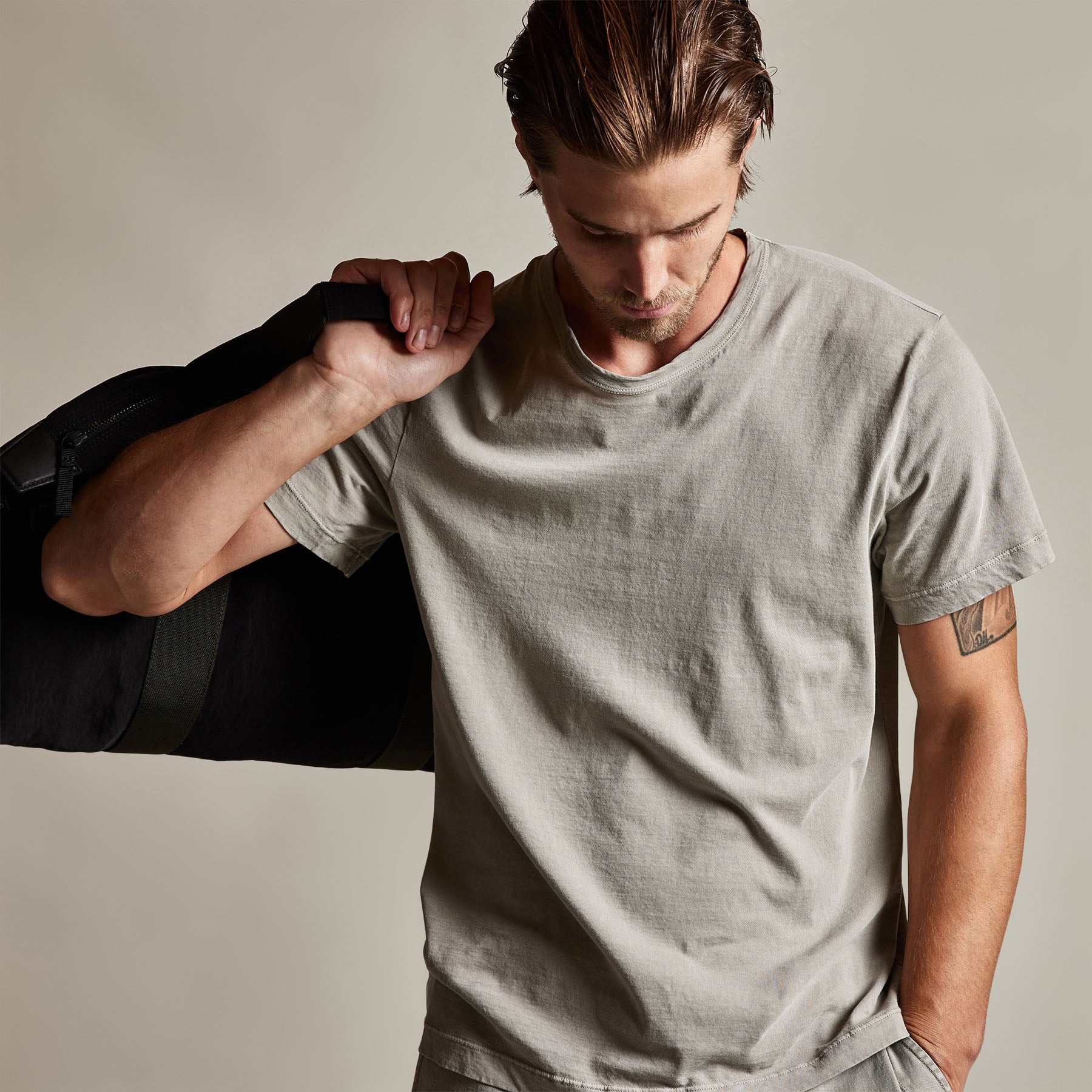 Short Sleeve Crew Neck - White | James Perse Los Angeles