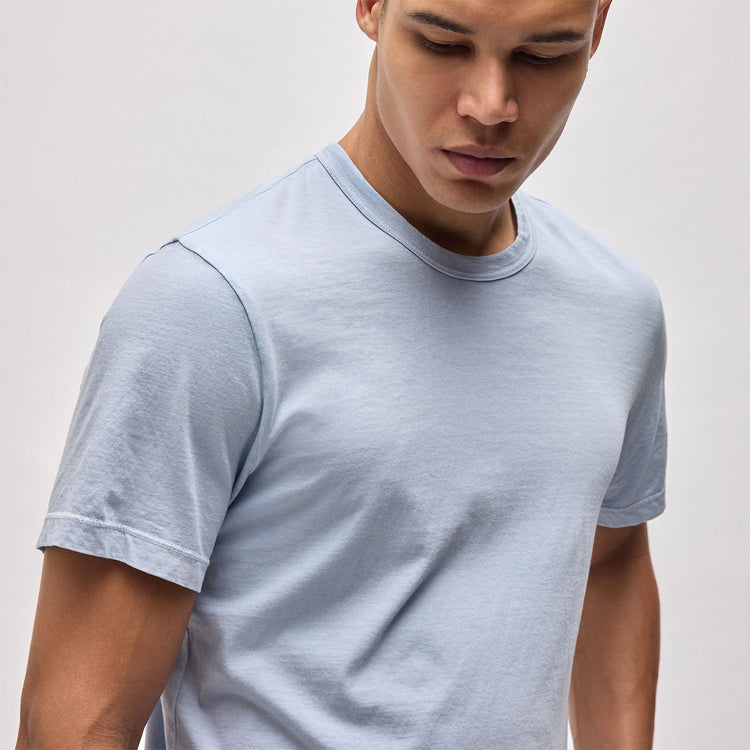 Short Sleeve Crew Neck - Open Sky Pigment | James Perse Los Angeles