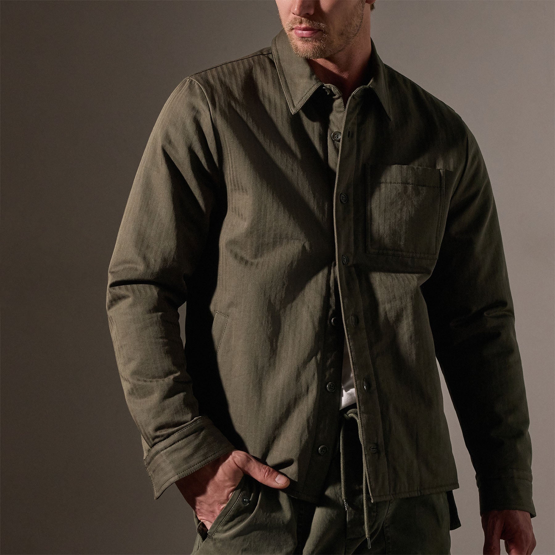 JAMES PERSE selling Small Size 1 Surplus Utility Jacket Cotton Elastine Green