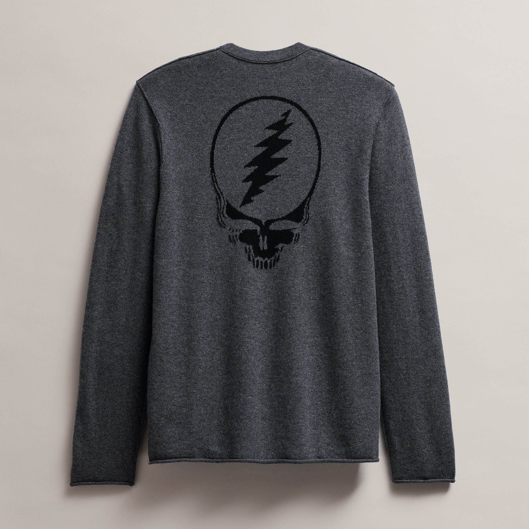 Men's Grateful Dead Recycled Cashmere Sweater - Black/Burnt Orange | James  Perse Los Angeles