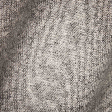 Recycled Cashmere Crew Neck Sweater - Light Heather Grey