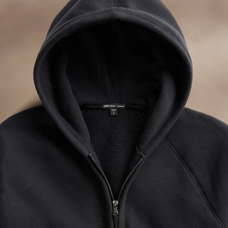 Super High Gauge Sweat Zip Blouson Ink Black