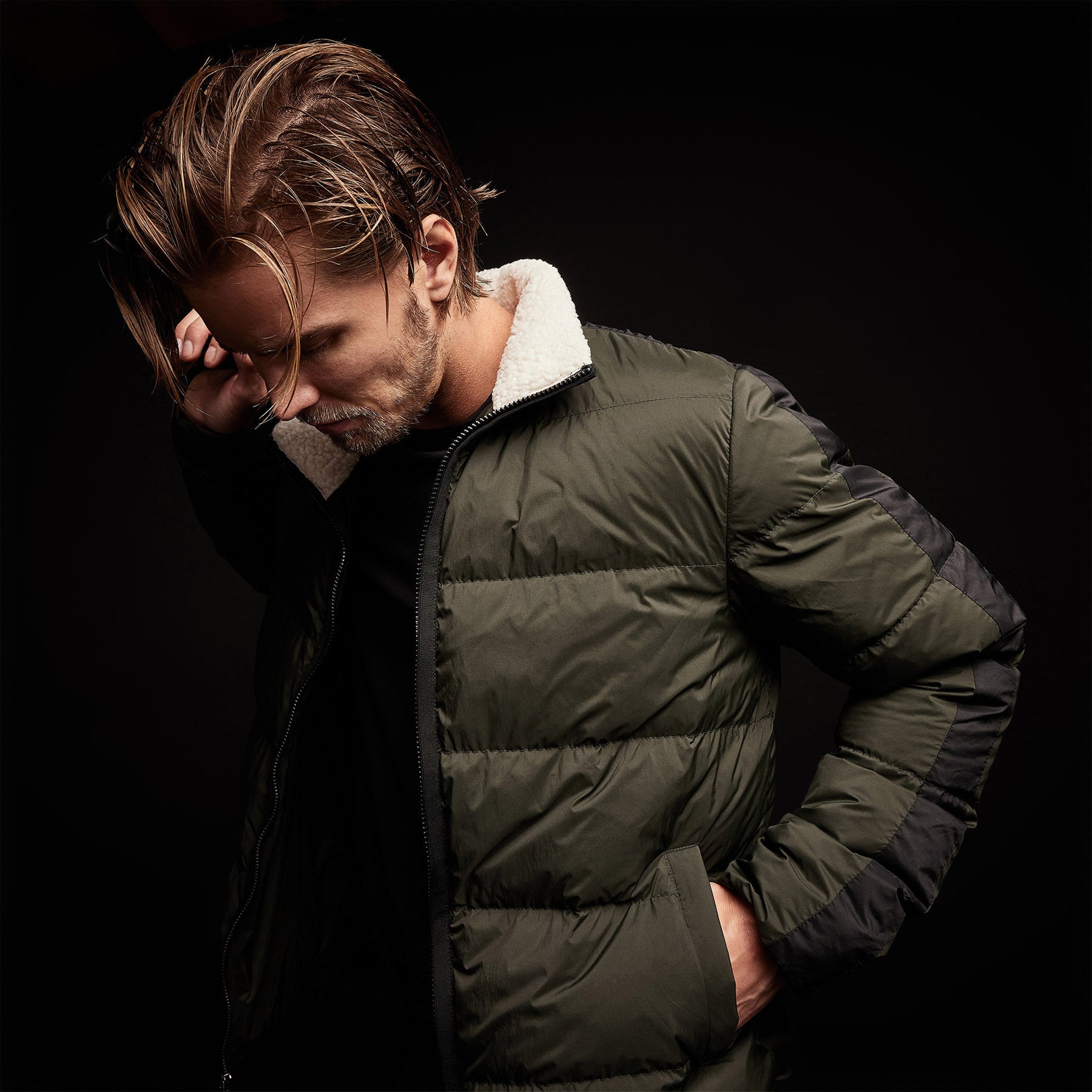 James perse 2025 down jacket