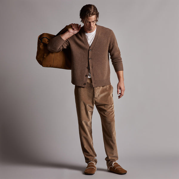 Relaxed Fit Corduroy Chino - Chestnut Pigment | James Perse Los