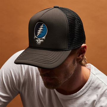 Flannel trucker hat sales