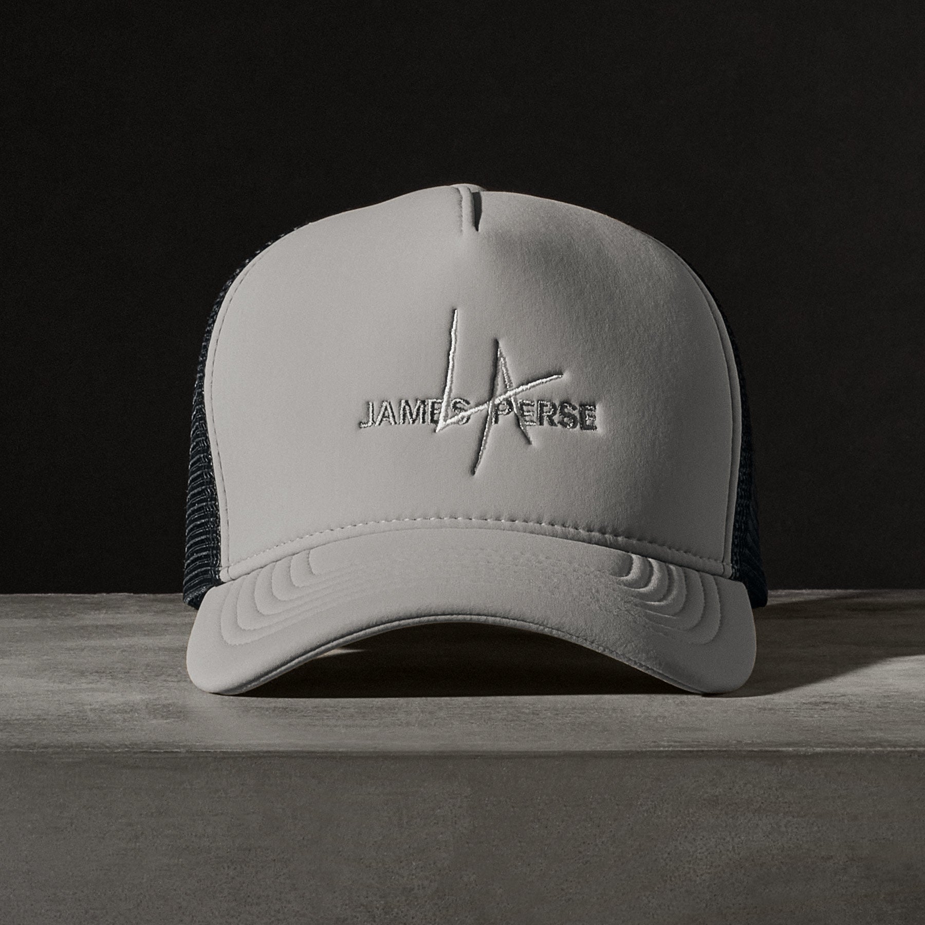 JP x LA Trucker Hat Pale Grey James Perse Los Angeles
