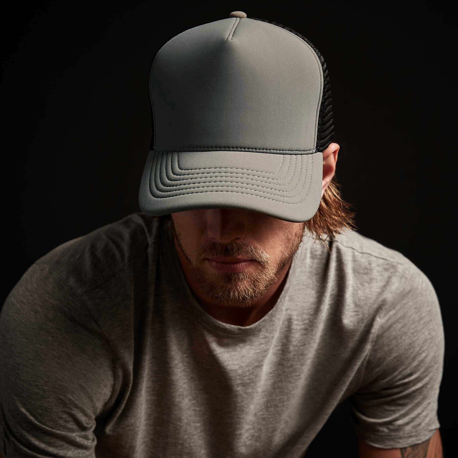 Scuba Trucker Hat - Carbon Grey