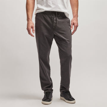 Cotton Terry Flight Pant - Black