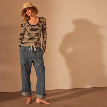 NYDJ Sculpt Her Denim Pull-On Teresa Wide-Leg Jeans- Crystalline - QVC.com