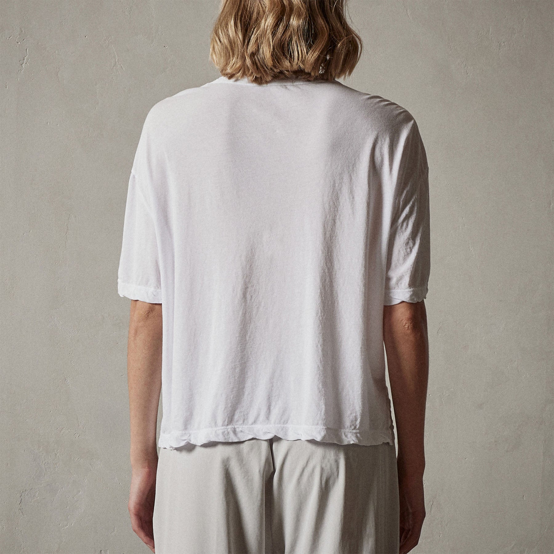 High Gauge Oversized Tee - Bluestone Pigment | James Perse Los Angeles