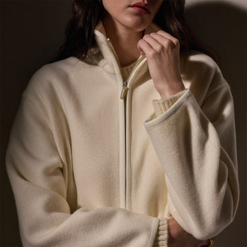 Jersey zipper jacket hotsell