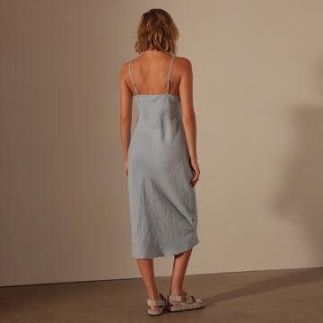 Lightweight Linen Cami Dress - Open Sky Pigment