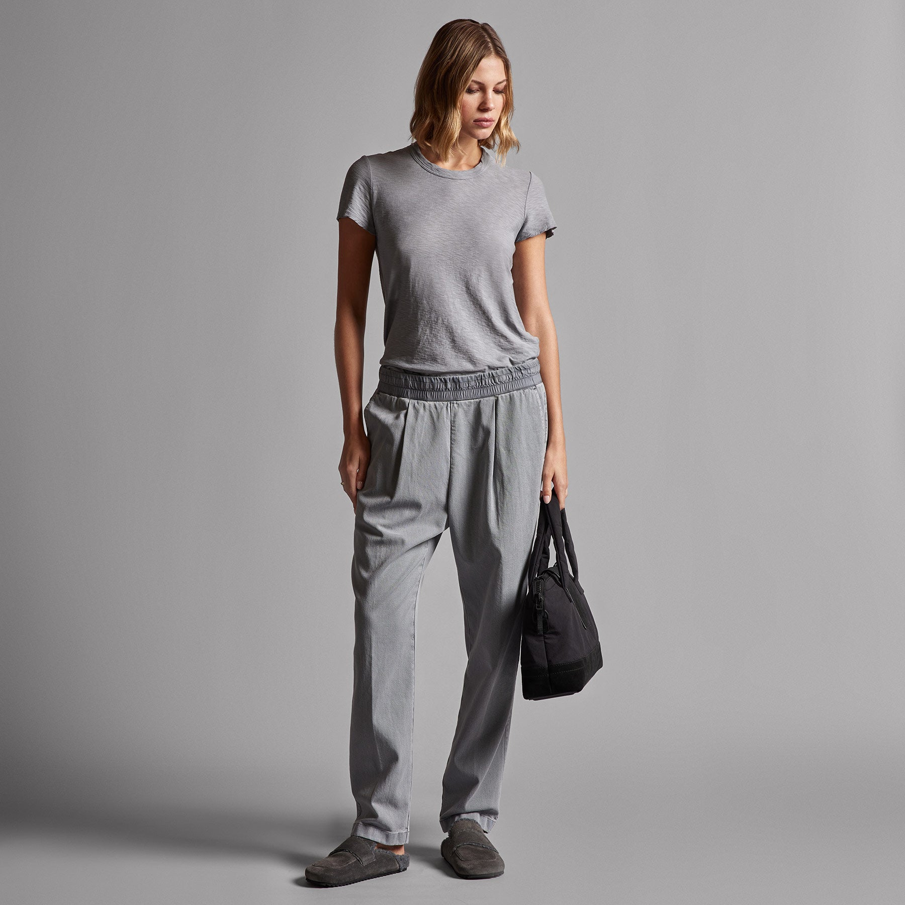 Single Pleat Relaxed Pant - Breeze Pigment | James Perse Los