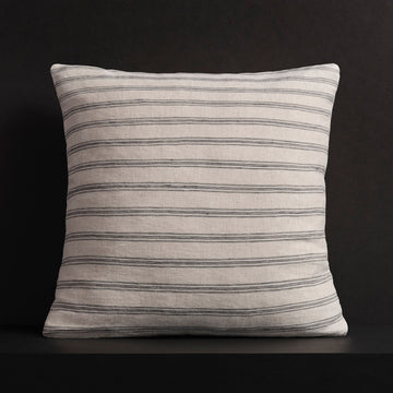 Grey and white striped throw pillows hot sale