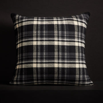 Black checkered outlet throw pillows