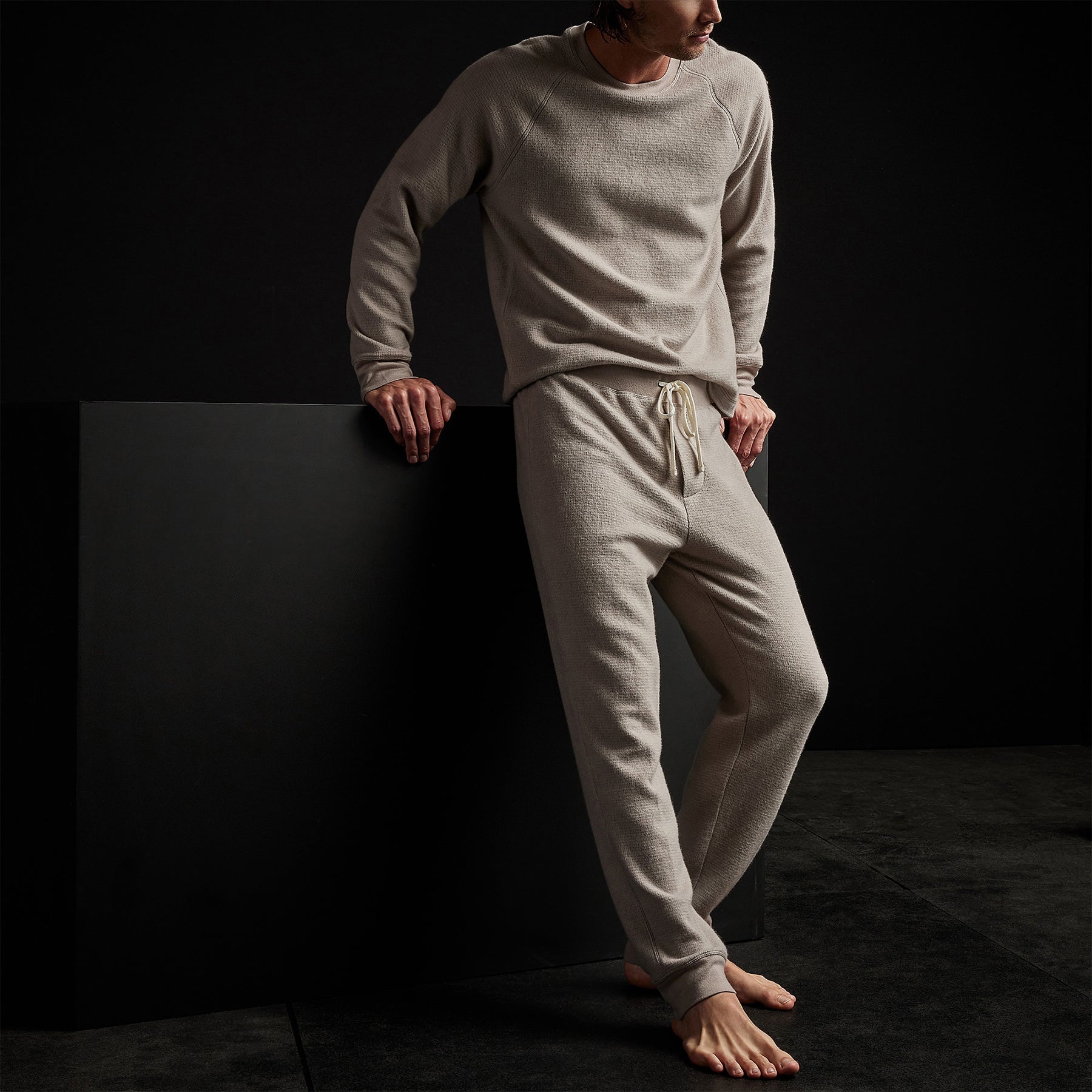 Buy Cashmere Suit, Knitted Wool Cashmere Lounge Set, Cashmere Knit