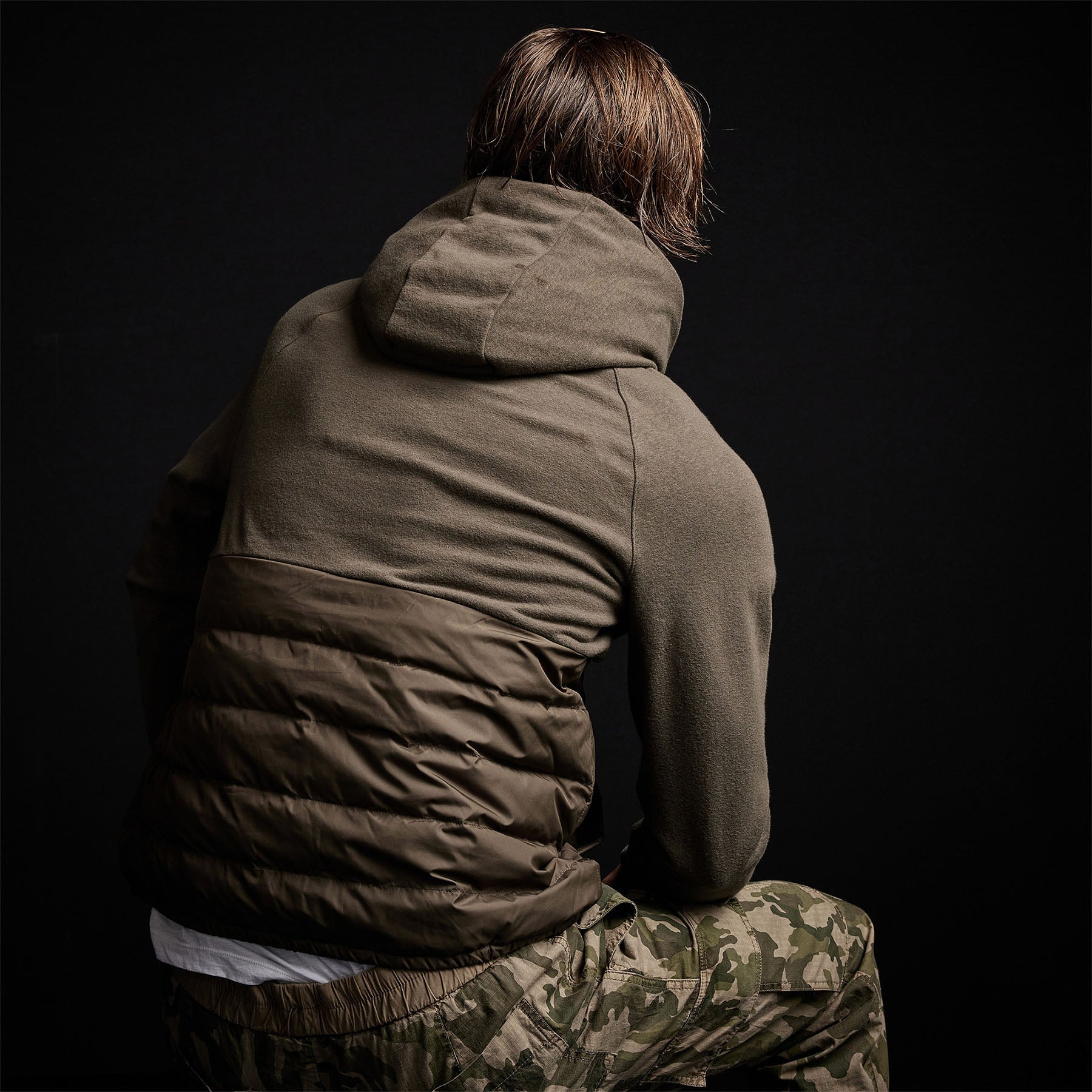 Pullover James Olive Los Hooded Jacket Perse | - Angeles