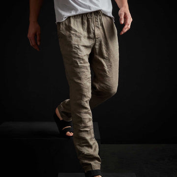 Lightweight Linen Pant - Platoon Pigment | James Perse Los Angeles