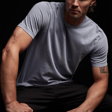 James perse short sleeve crew online neck