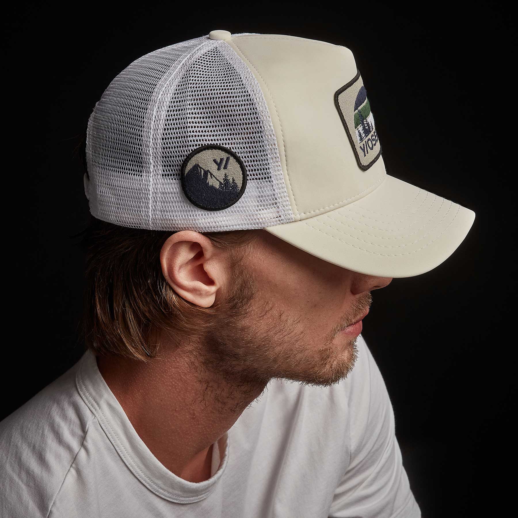 Y/OSEMITE Patch Trucker Hat - Ivory