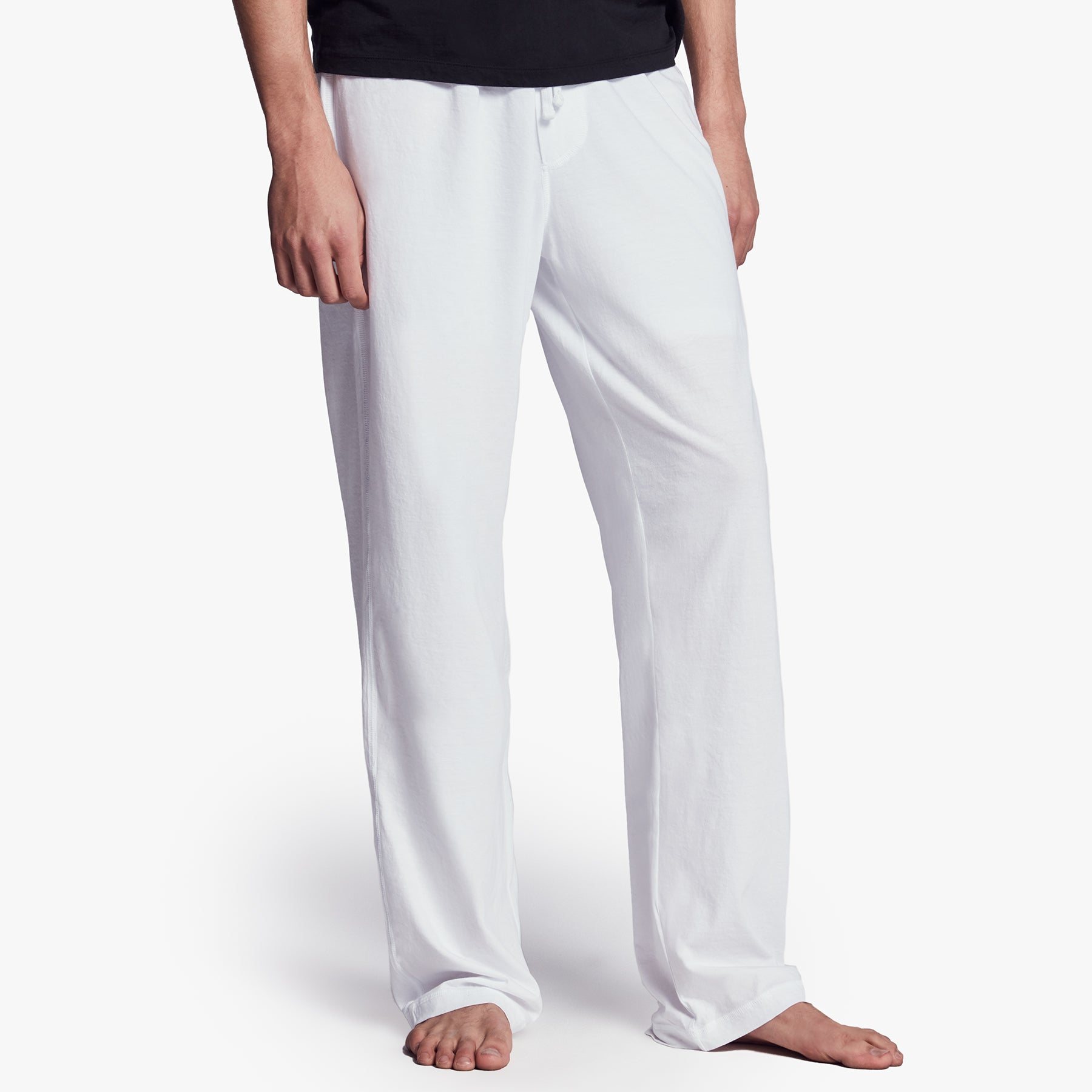 Men's Jersey Print Elastic Waist Lounge Pants