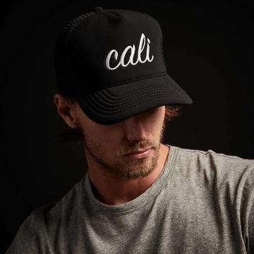 Cali Scuba Trucker Hat - Black