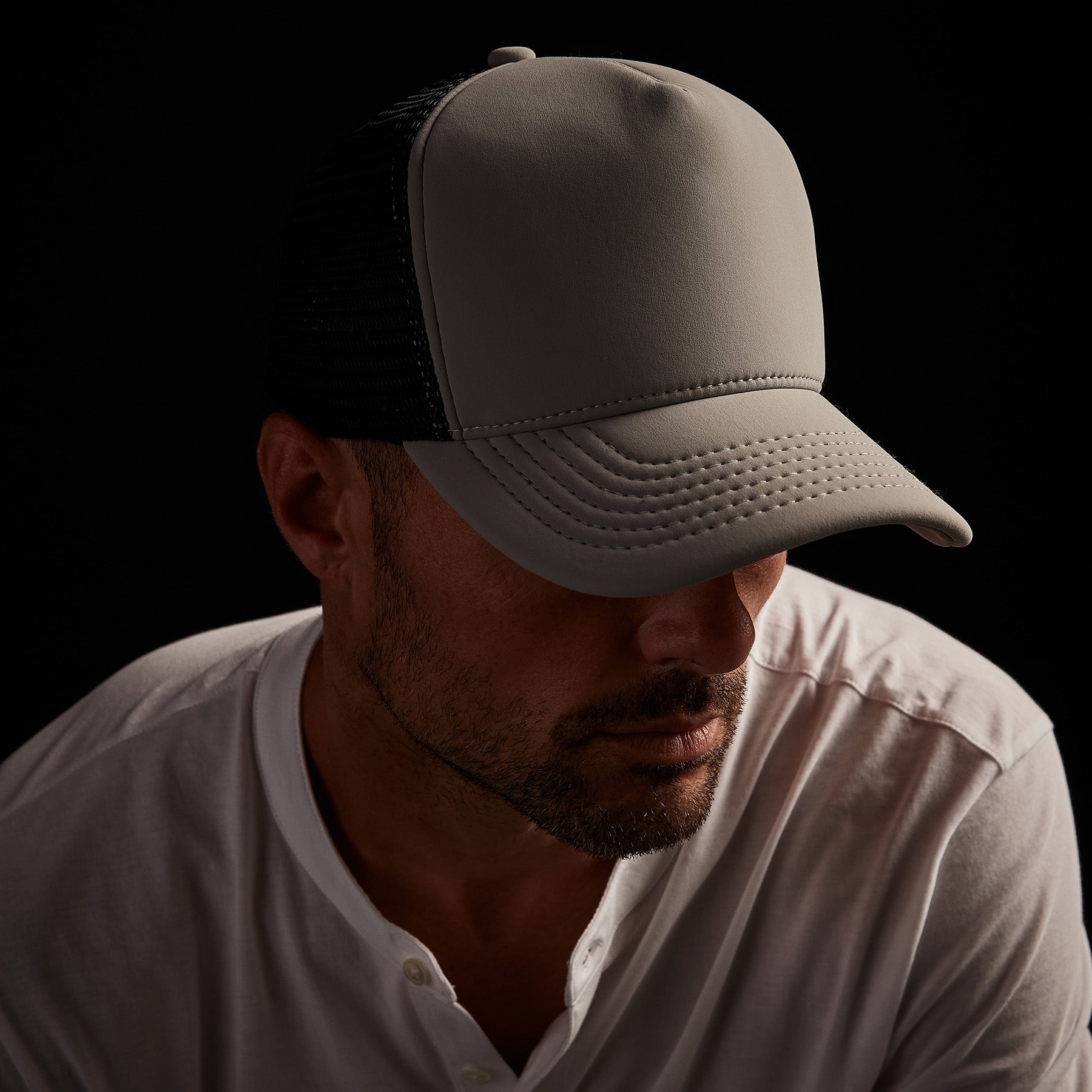 Perse Hat | Angeles Black James Los - Trucker Scuba