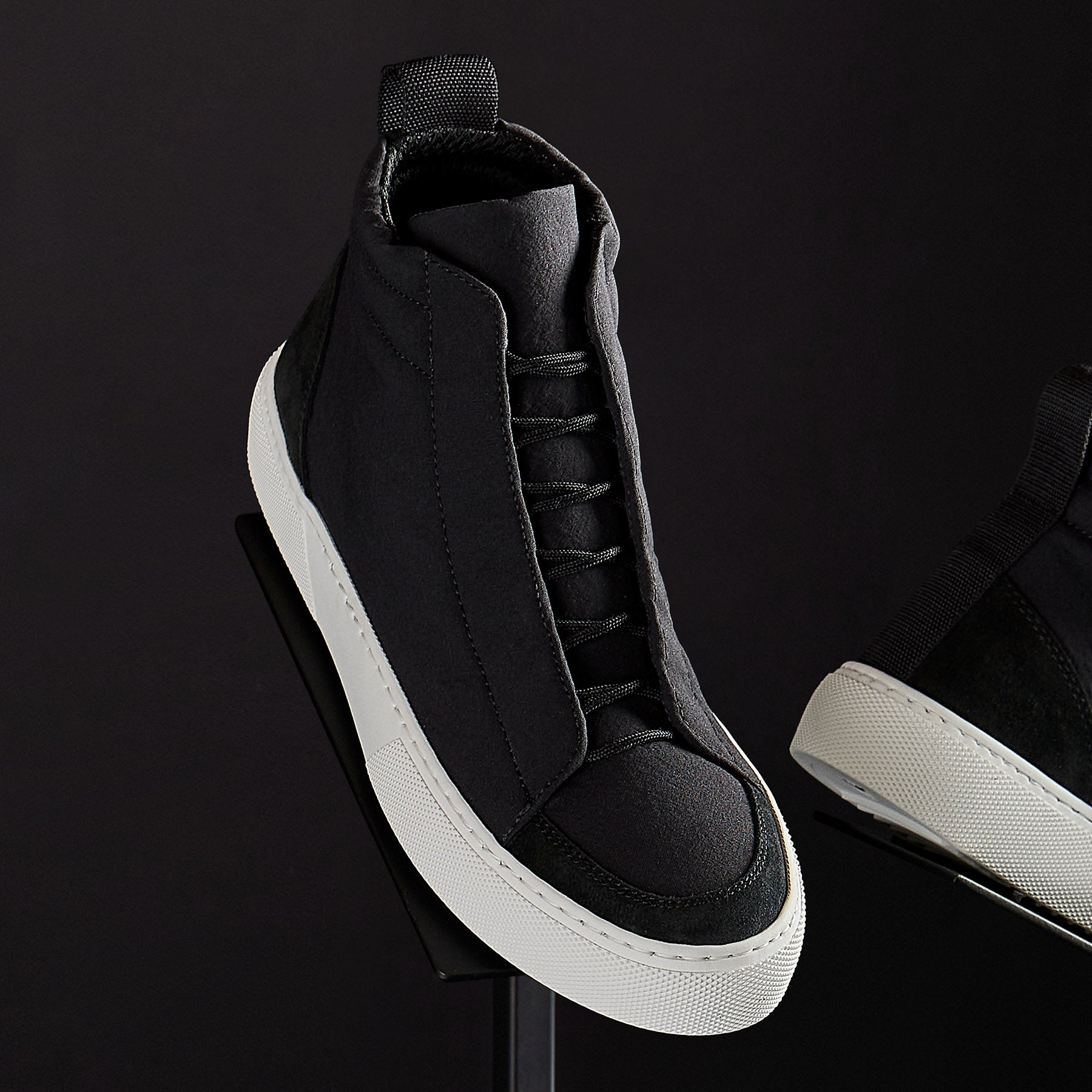 Women s Solstice High Top Skate Sneaker Black Black