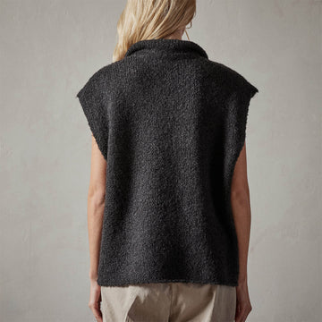 Everest Sweater Vest - Black | James Perse Los Angeles