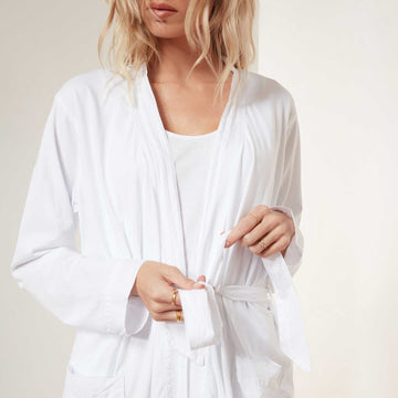 Jersey Robe - White  James Perse Los Angeles