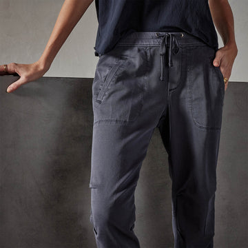 Soft Drape Pant - Blue Oil