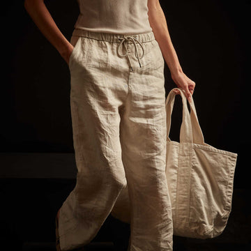 Lightweight Linen Pant - Paste Pigment | James Perse Los Angeles