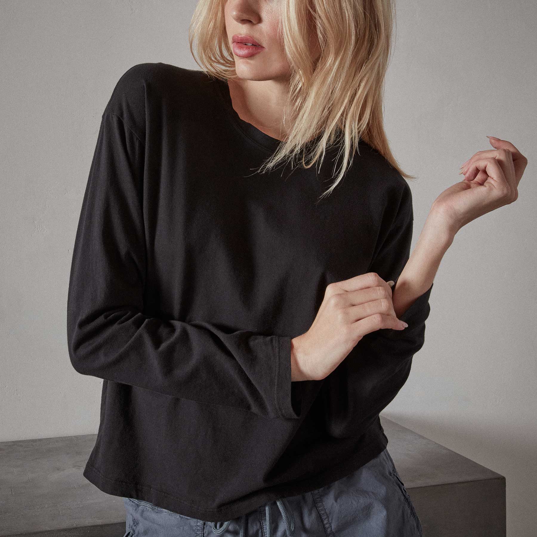 Black/White Typewriter Stripe Mainstay Cotton Shirt