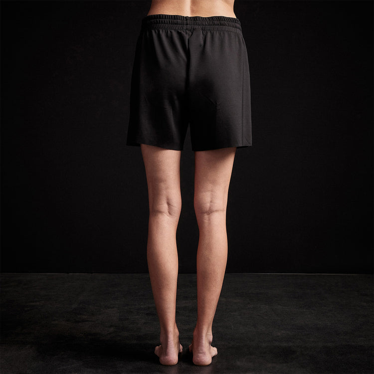 Double Knit Sweat Short - Black