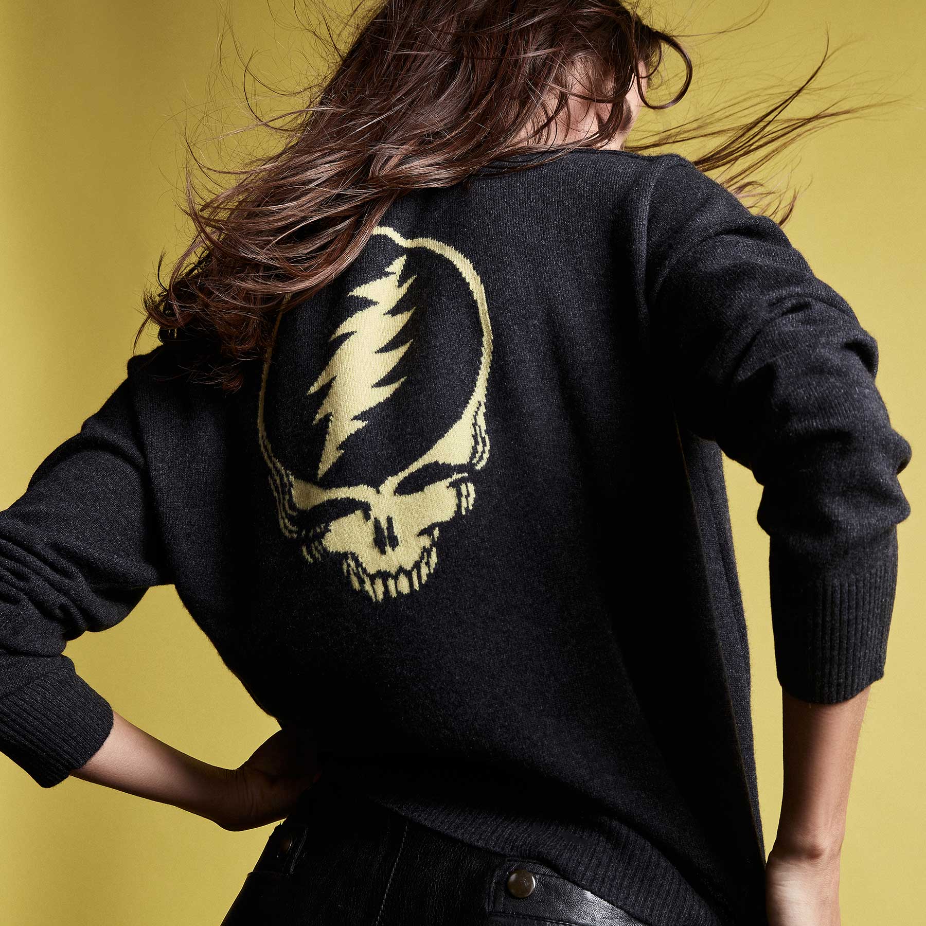 Grateful Dead Pullover Hoodie Anthracite James Perse Los Angeles