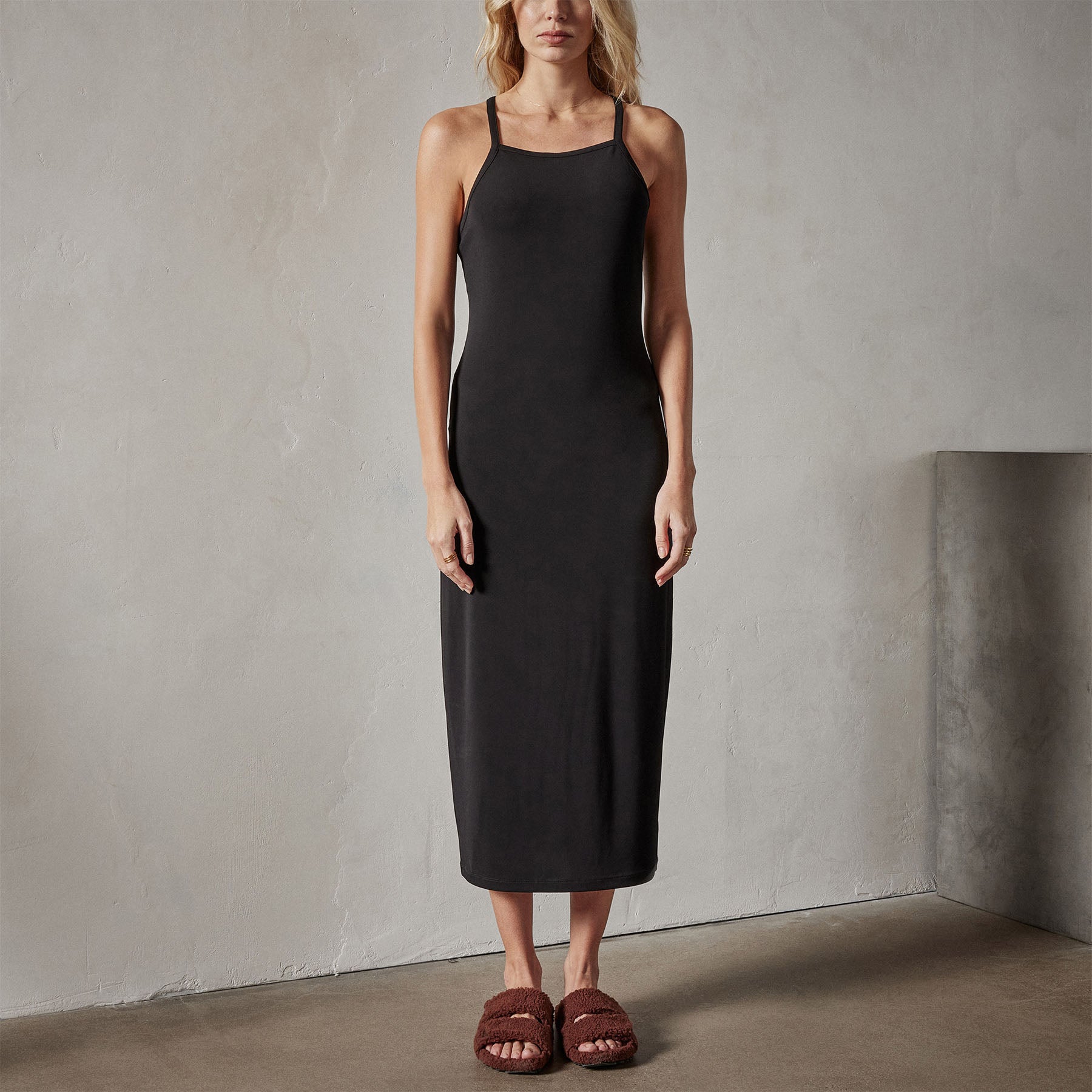 Matte Jersey Dress - Black