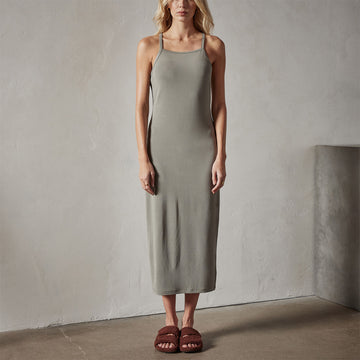 Matte Jersey Dress - Concrete