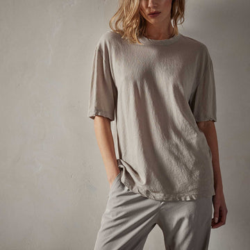 James perse short on sale sleeve crew tee