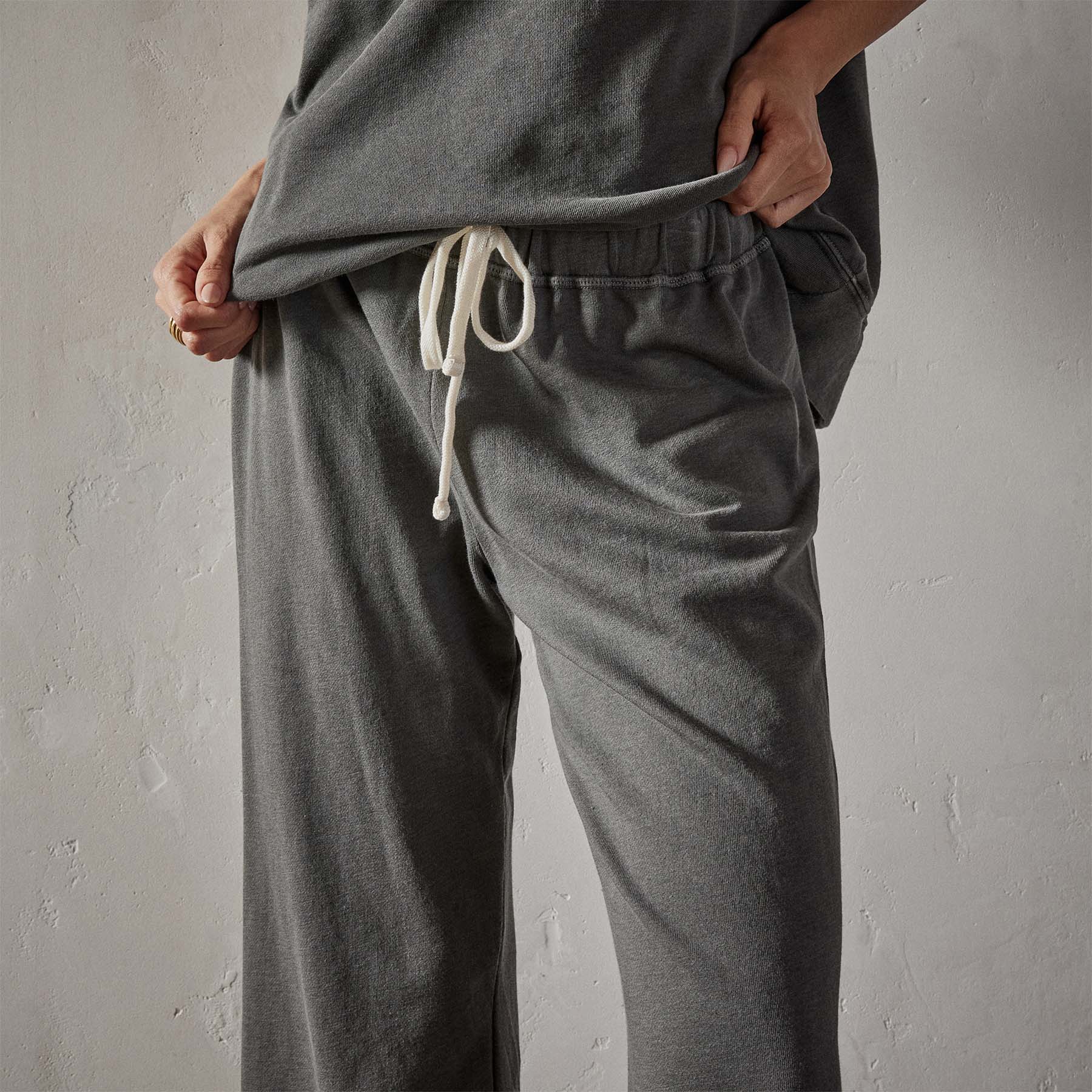 Vintage French Terry Sweatpant - Silver Grey Pigment
